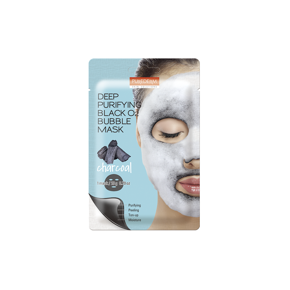 Mascarilla de burbujas purificación profunda- Carbón