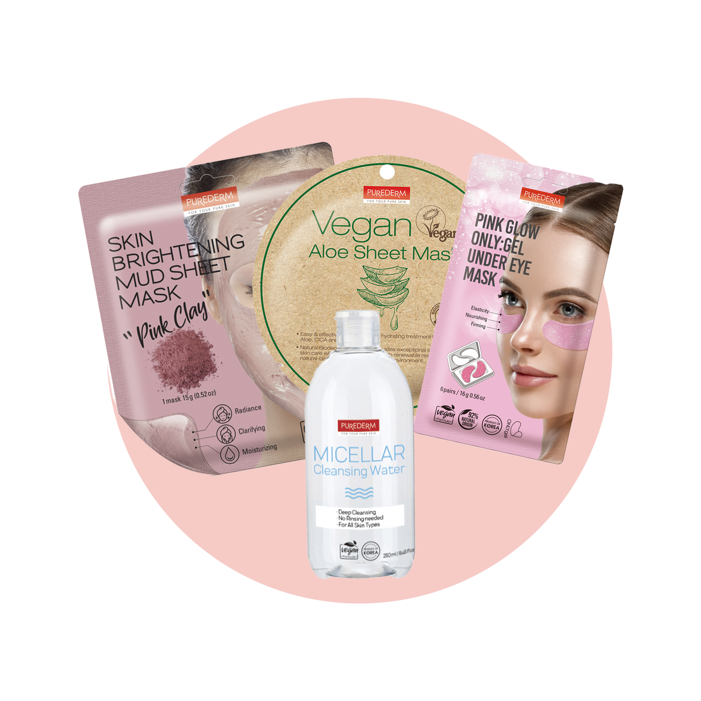 Set "Vegan Purederm"