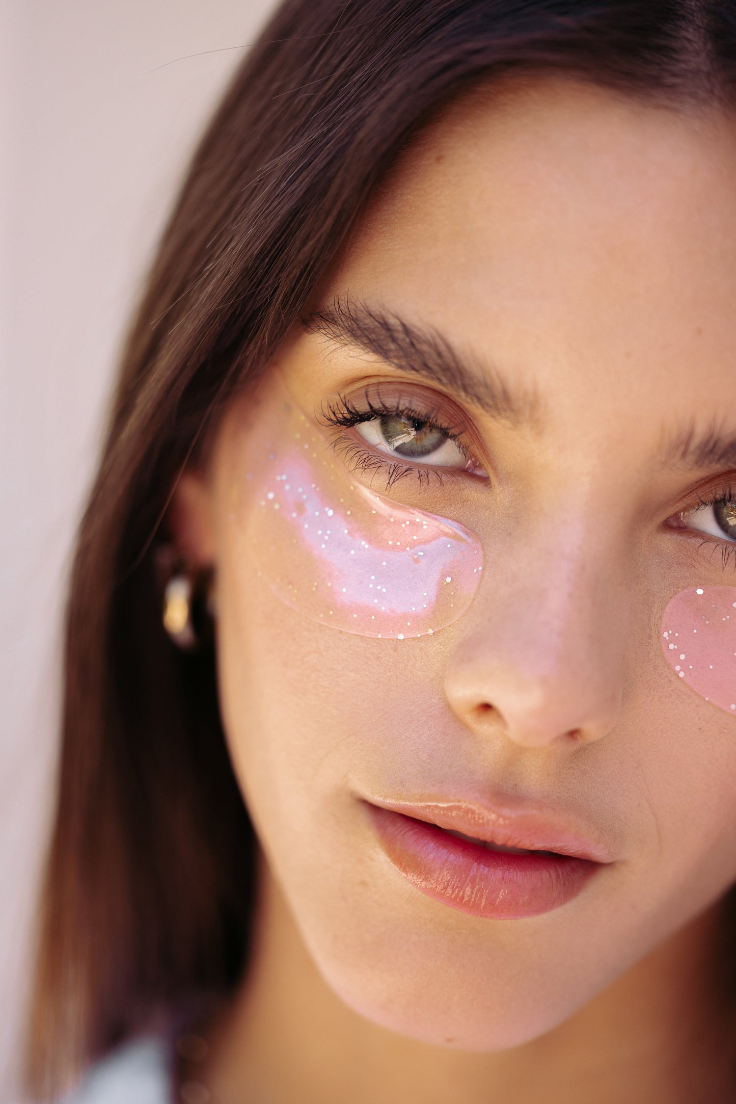 Parches de ojos Pink Glow con Péptidos