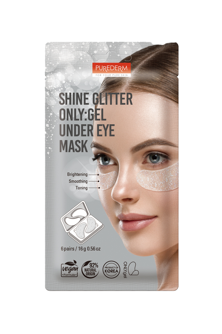 Parches de Ojos Glitter con Vitamina C y Ácido hialurónico