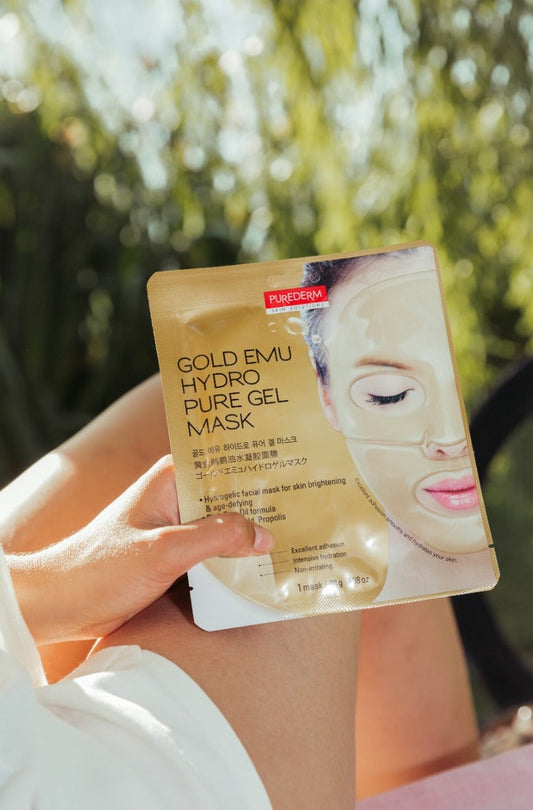 Mascarilla Hydrogel Gold Anti-Edad e Iluminadora
