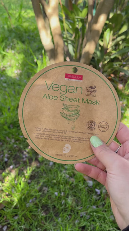 Mascarilla Vegana Aloe